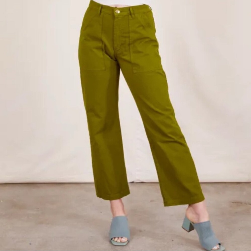 New Big Bud Press olive green work pant